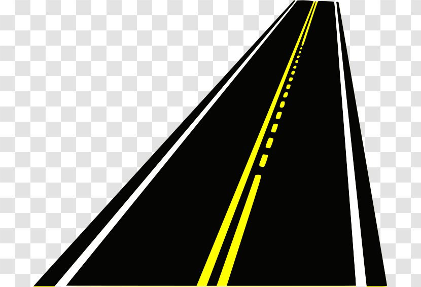 Car Road Clip Art - Triangle Transparent PNG