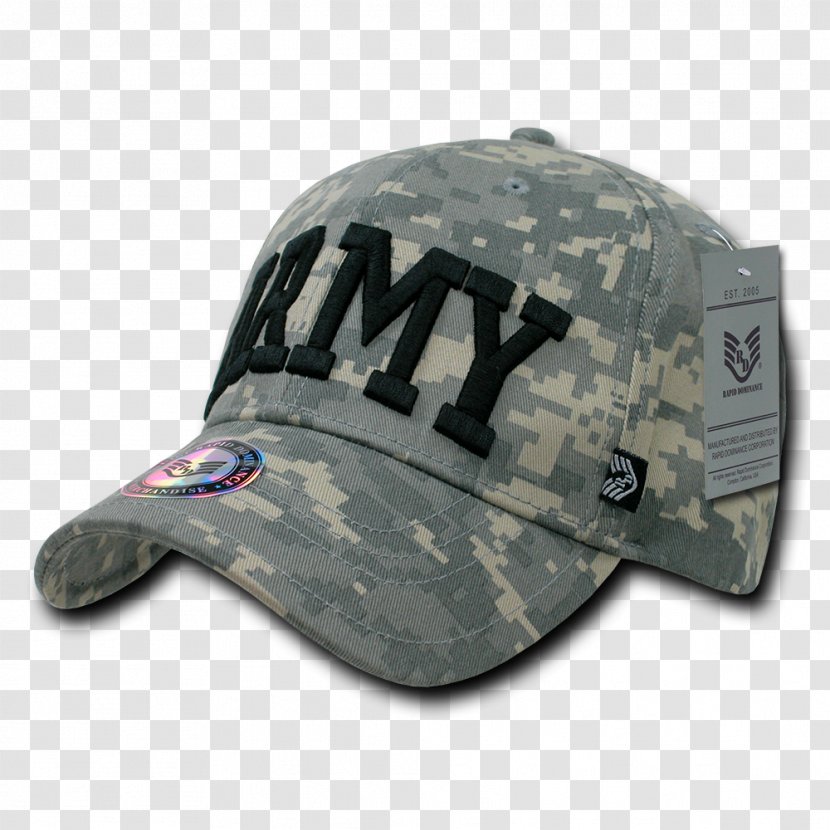 Baseball Cap United States Army Combat Uniform Multi-scale Camouflage - Headgear Transparent PNG