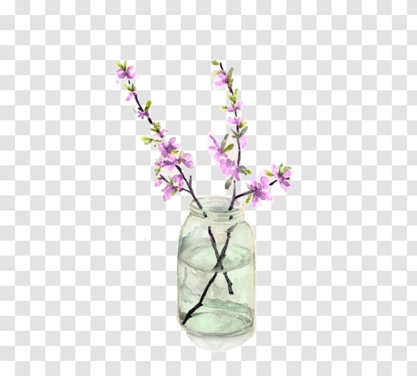 Drawing Watercolor Painting Art - Style Flowers Transparent PNG