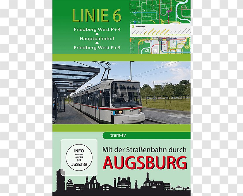 Trolley Advertising Augsburg Liin Text - Transport - Miba! Transparent PNG
