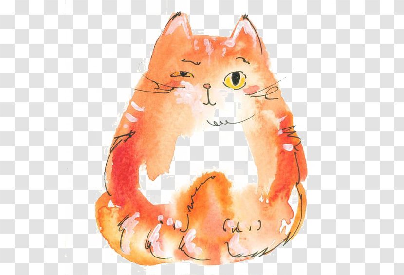 Kitten Whiskers Cat Paper Illustration - Small To Medium Sized Cats Transparent PNG
