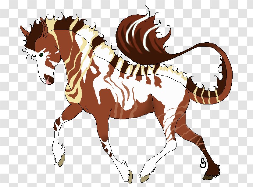 Mustang Mane Rein Quagga Pack Animal - Fictional Character Transparent PNG