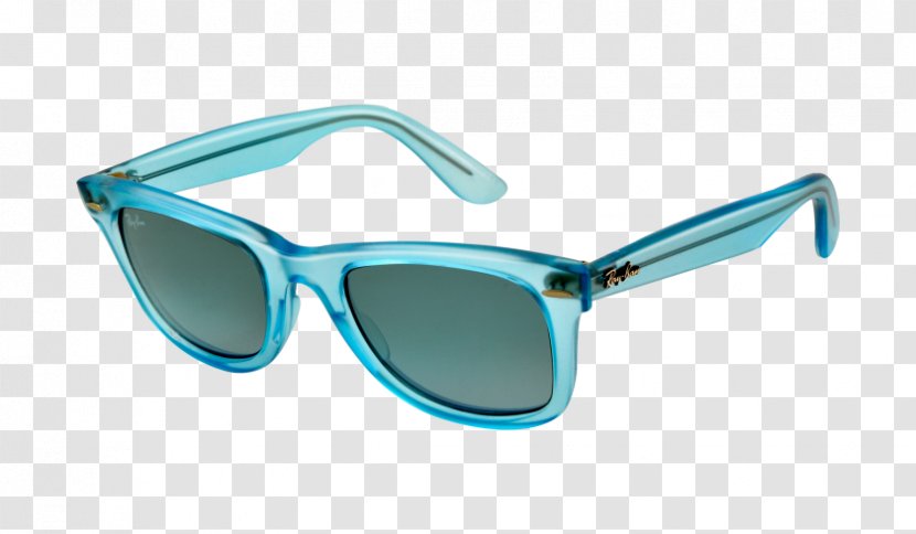 Ray-Ban Wayfarer Aviator Sunglasses - Blue - Blueberries Transparent PNG