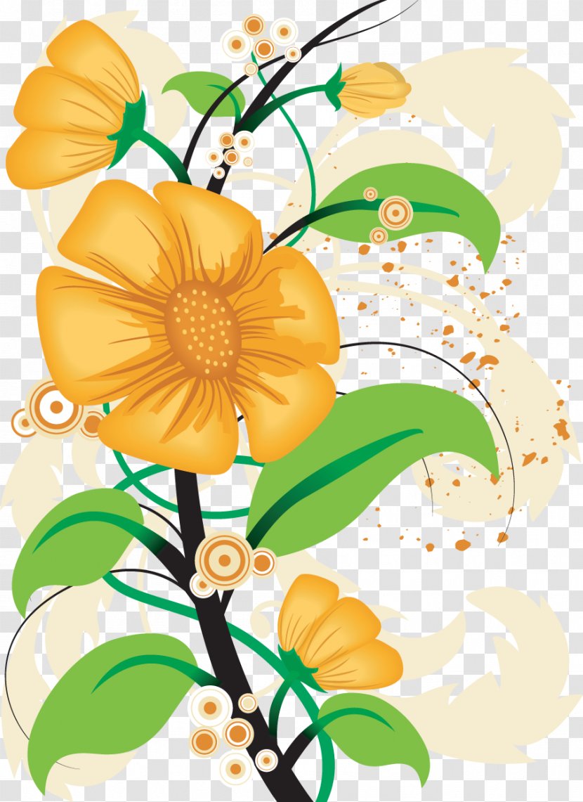 Flower Download Floral Design Clip Art - Food - Handpainted Flowers Transparent PNG