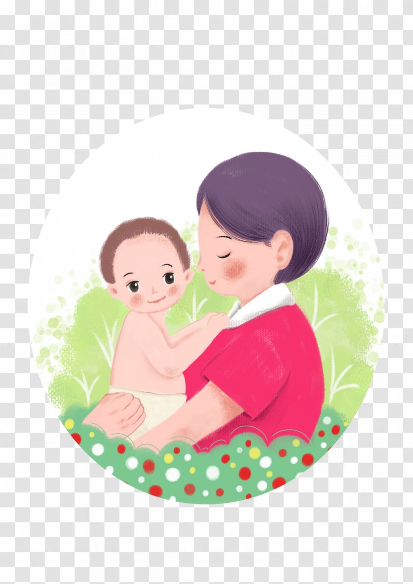 Toddler Infant Product Illustration Pink M - Love - Peasant Transparent PNG