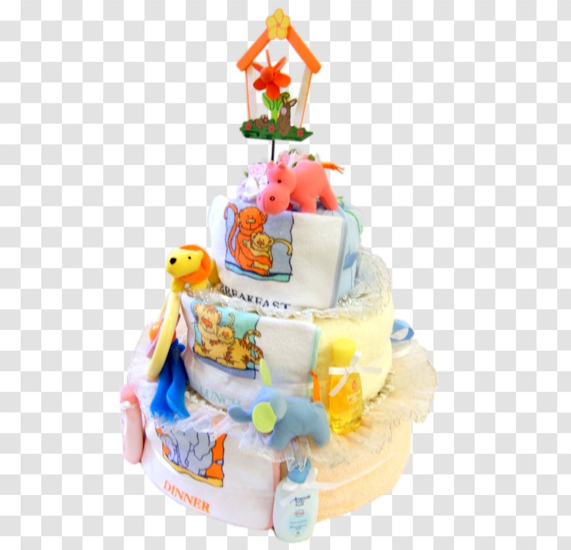 Torte Birthday Cake Decorating Toy - Sugar Paste - Baby In Diaper Transparent PNG