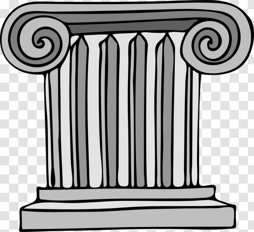 Column Ionic Order Cartoon Clip Art - Colosseum Transparent PNG