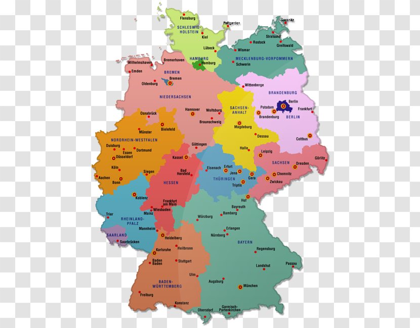 Bavaria States Of Germany German Reunification West East - Soviet Occupation Zone - Ziemlich Transparent PNG