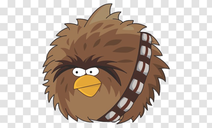 Angry Birds Star Wars II Chewbacca Han Solo Anakin Skywalker - Cartoon Transparent PNG