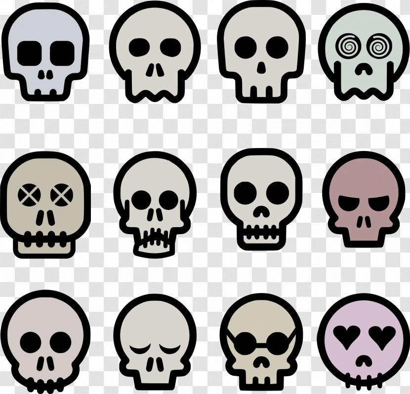 Human Skull Symbolism Drawing Comic Book - Skulls Transparent PNG