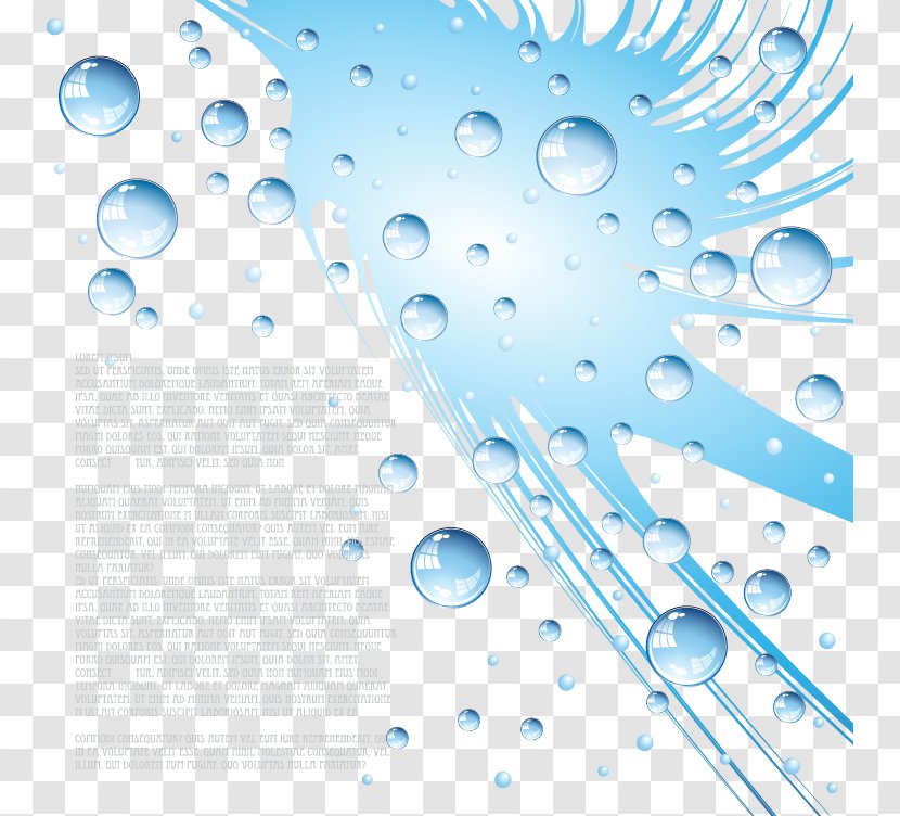 Soap Bubble Drop Clip Art - Text - Fresh Water Drops Transparent PNG