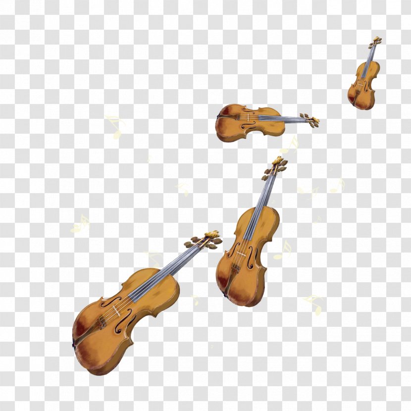 Musical Instrument Violin Clip Art - Heart Transparent PNG