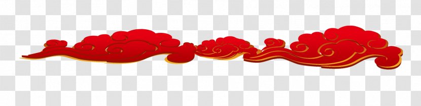 Red Download Clip Art - Clouds Decorative Material Transparent PNG