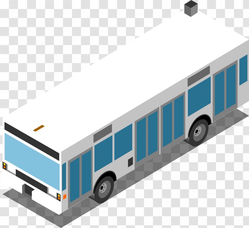 Cartoon Bus - Car - Material Transparent PNG