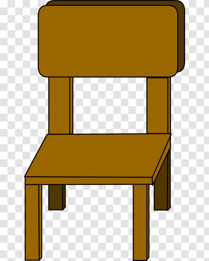 Garden Furniture Rectangle Chair - Table - Photoshop Transparent PNG