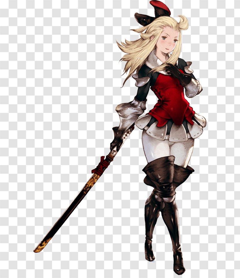 Bravely Default Second: End Layer Video Game Character Final Fantasy - Watercolor - Dynamic Flying Transparent PNG