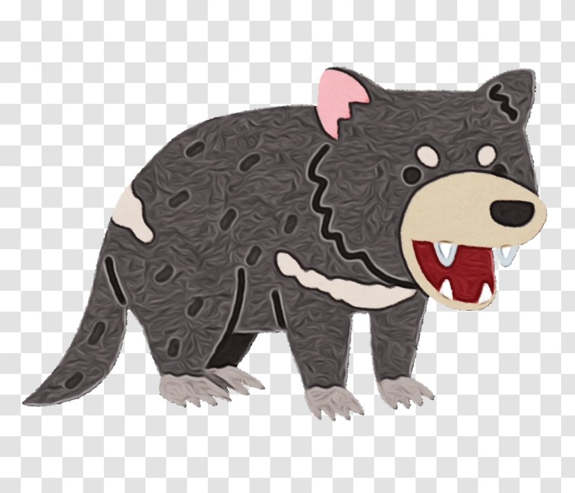 Tasmanian Devil Bear Animal Frog - Brown - Toy Transparent PNG