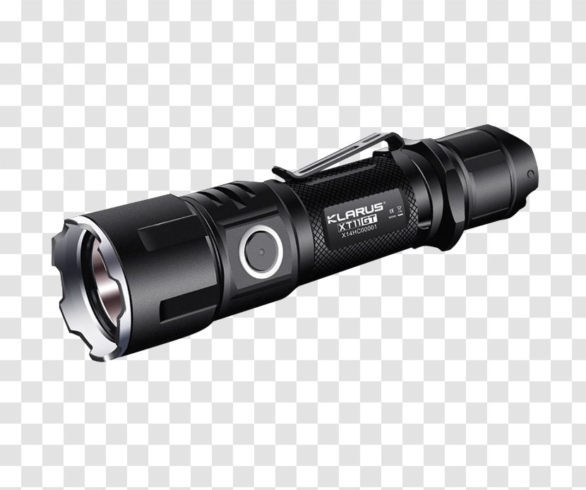 KLARUS XT11GT Flashlight Tactical Light Lumen Light-emitting Diode - Surefire Transparent PNG