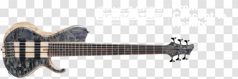 Bass Guitar Electric Workshop Ibanez Double - Silhouette Transparent PNG