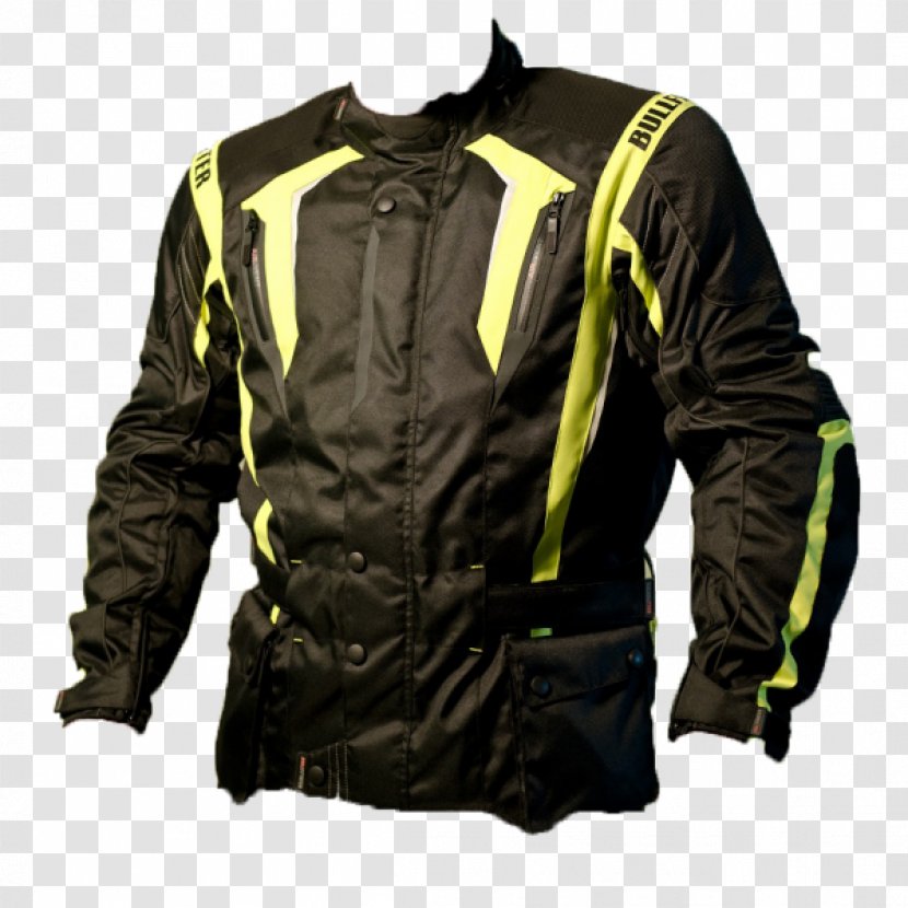 Leather Jacket Black Clothing Outerwear Transparent PNG