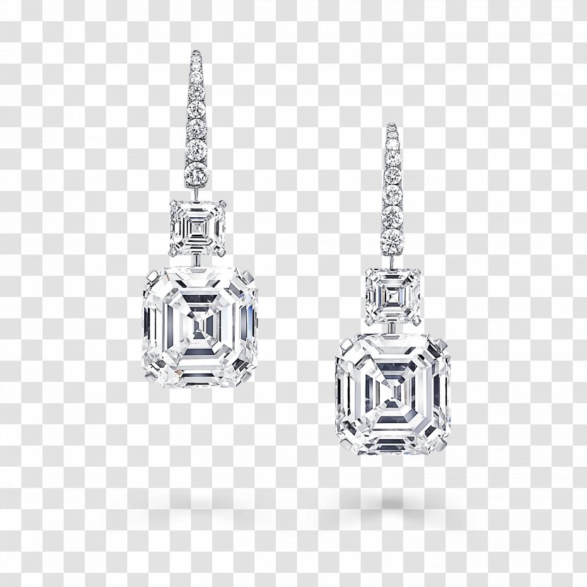 Earring Graff Diamonds Jewellery Diamond Cut - Pink Transparent PNG