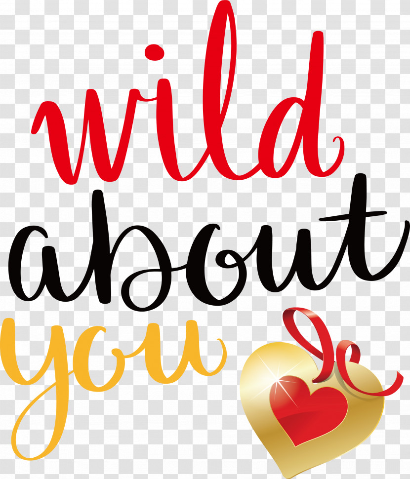 Wild About You Valentines Day Valentine Transparent PNG