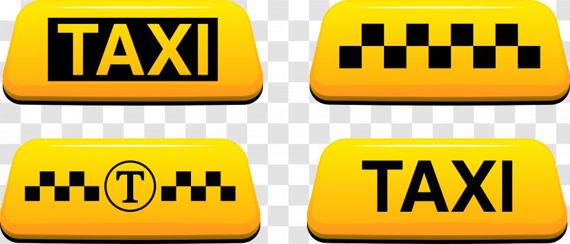 Taxi Symbol Logo Icon - Brand - Top Vector Transparent PNG