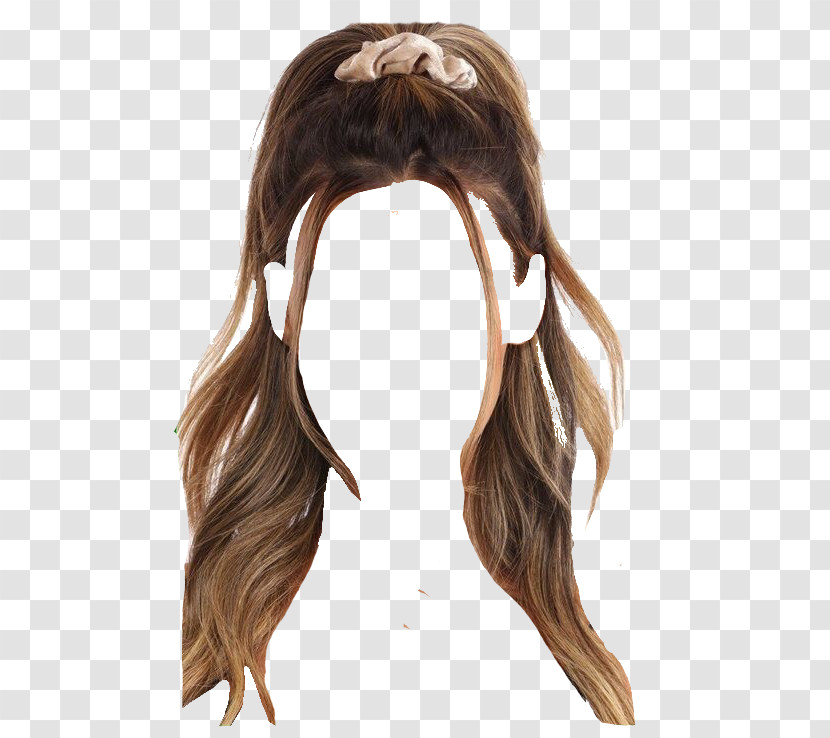 Hair Hairstyle Wig Layered Hair Brown Transparent PNG