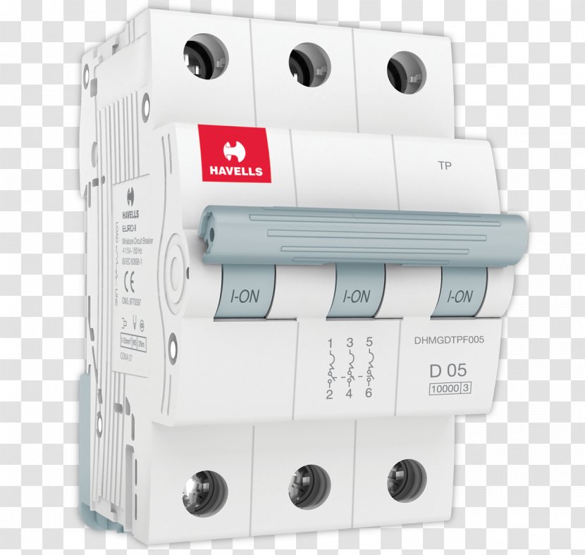 Earth Leakage Circuit Breaker Havells Electrical Switches Distribution Board - Short Transparent PNG