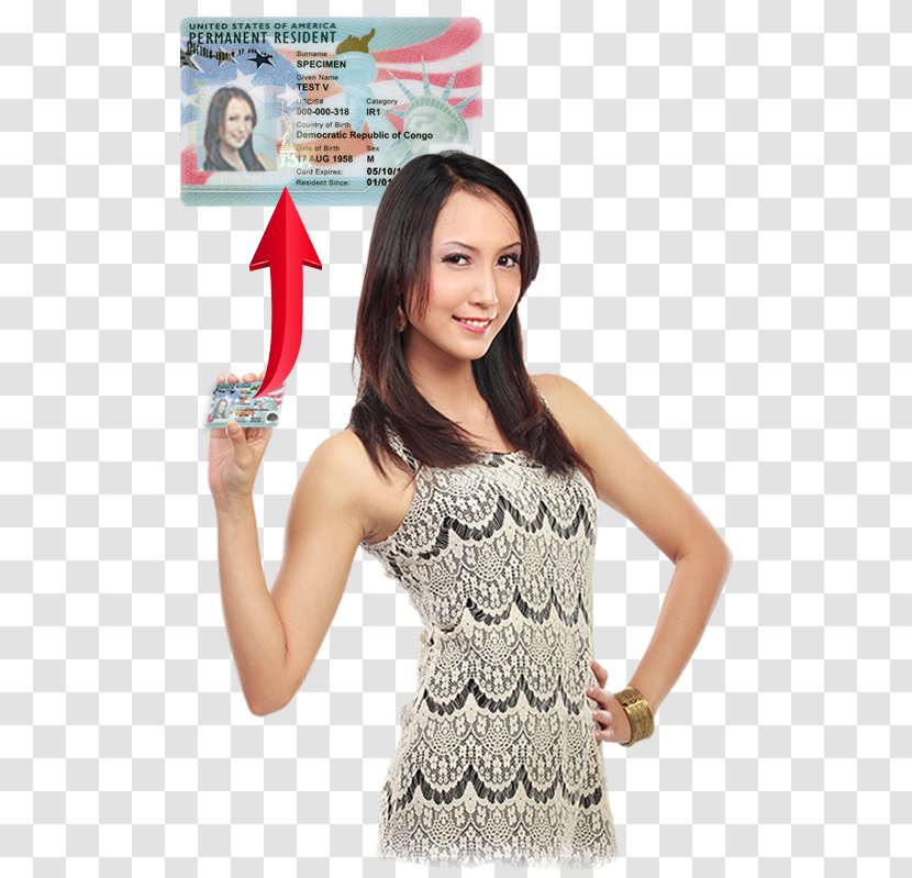 Permanent Residence Residency 身份調整 K-1 Visa - Silhouette - Woman Card Transparent PNG