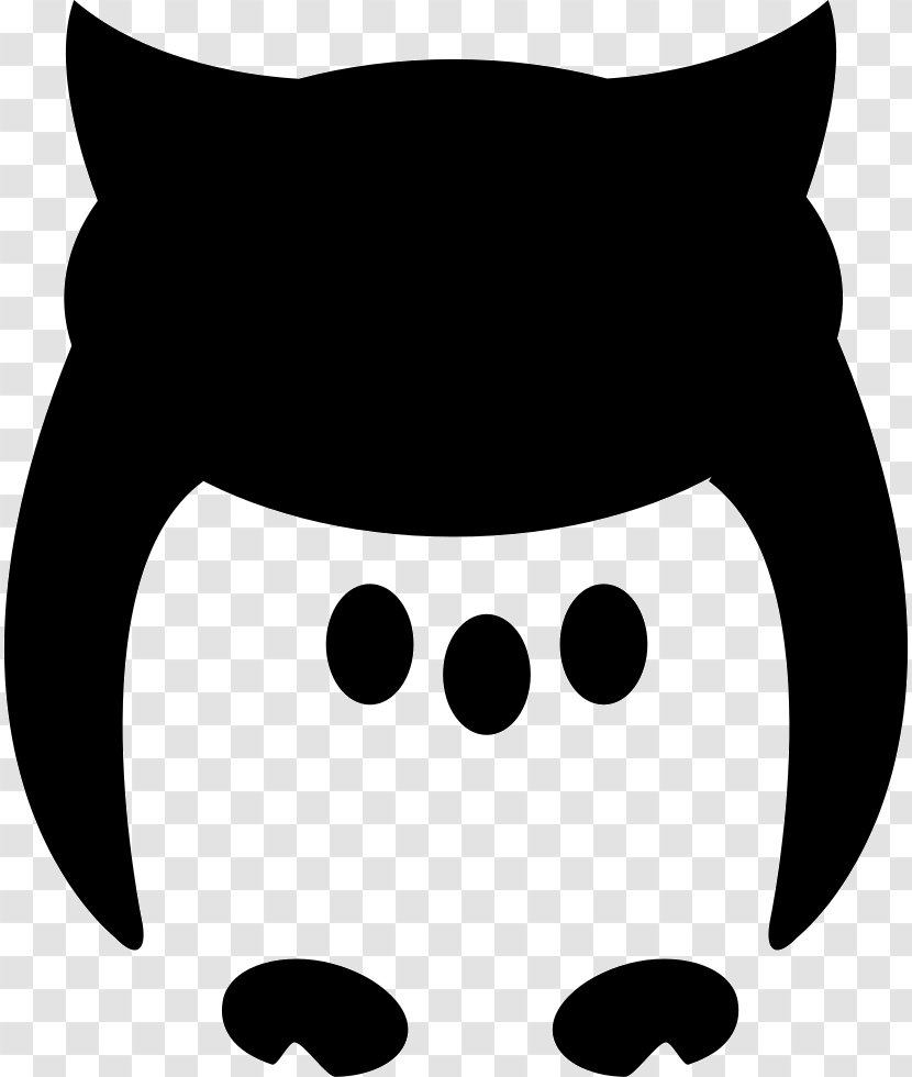 Snout White Animated Cartoon Clip Art - Nose - Owl Symbol Transparent PNG