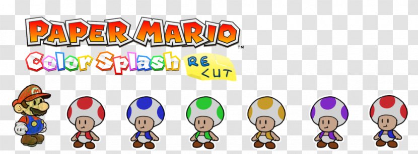 Toad Super Mario RPG Paper Mario: Color Splash Series Mushroom Kingdom - Rpg - Captain Treasure Tracker Nintendo Switch Transparent PNG