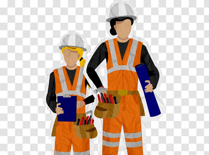 Hard Hats Construction Worker Outerwear Uniform Architectural Engineering - Engineer Transparent PNG