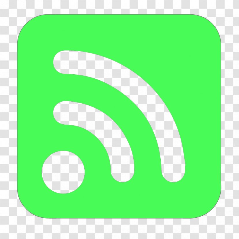 RSS Web Feed - Grass - Green Icon Transparent PNG