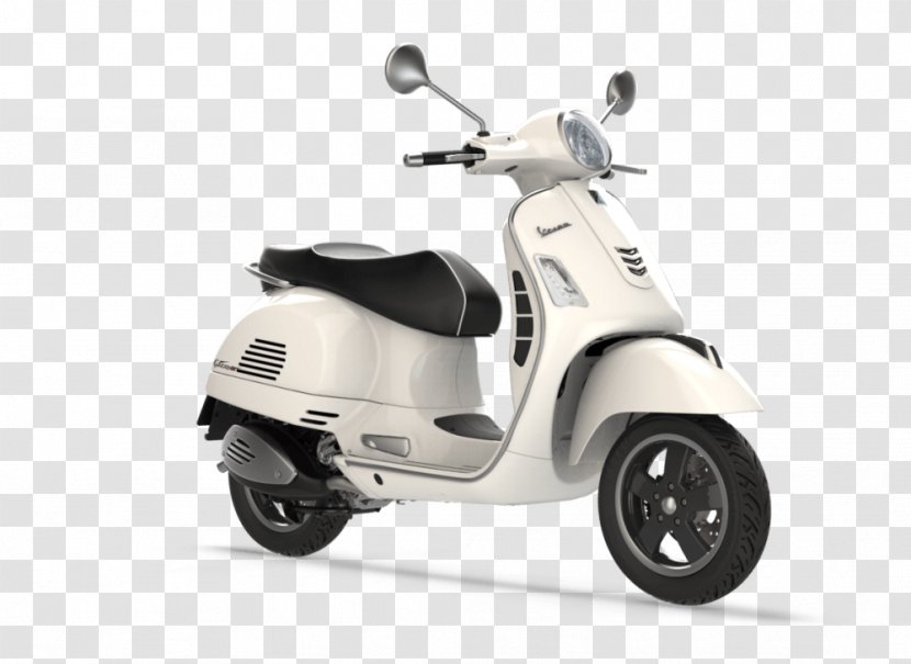 Piaggio Vespa GTS 300 Super Scooter Motorcycle - California Transparent PNG