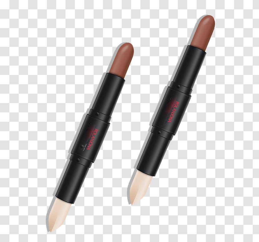 Light Eye Shadow Trees And Deer Lipstick - Deep Pen Transparent PNG