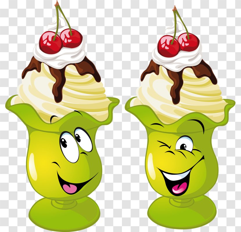 Ice Cream Cones Sundae - Fruit Transparent PNG