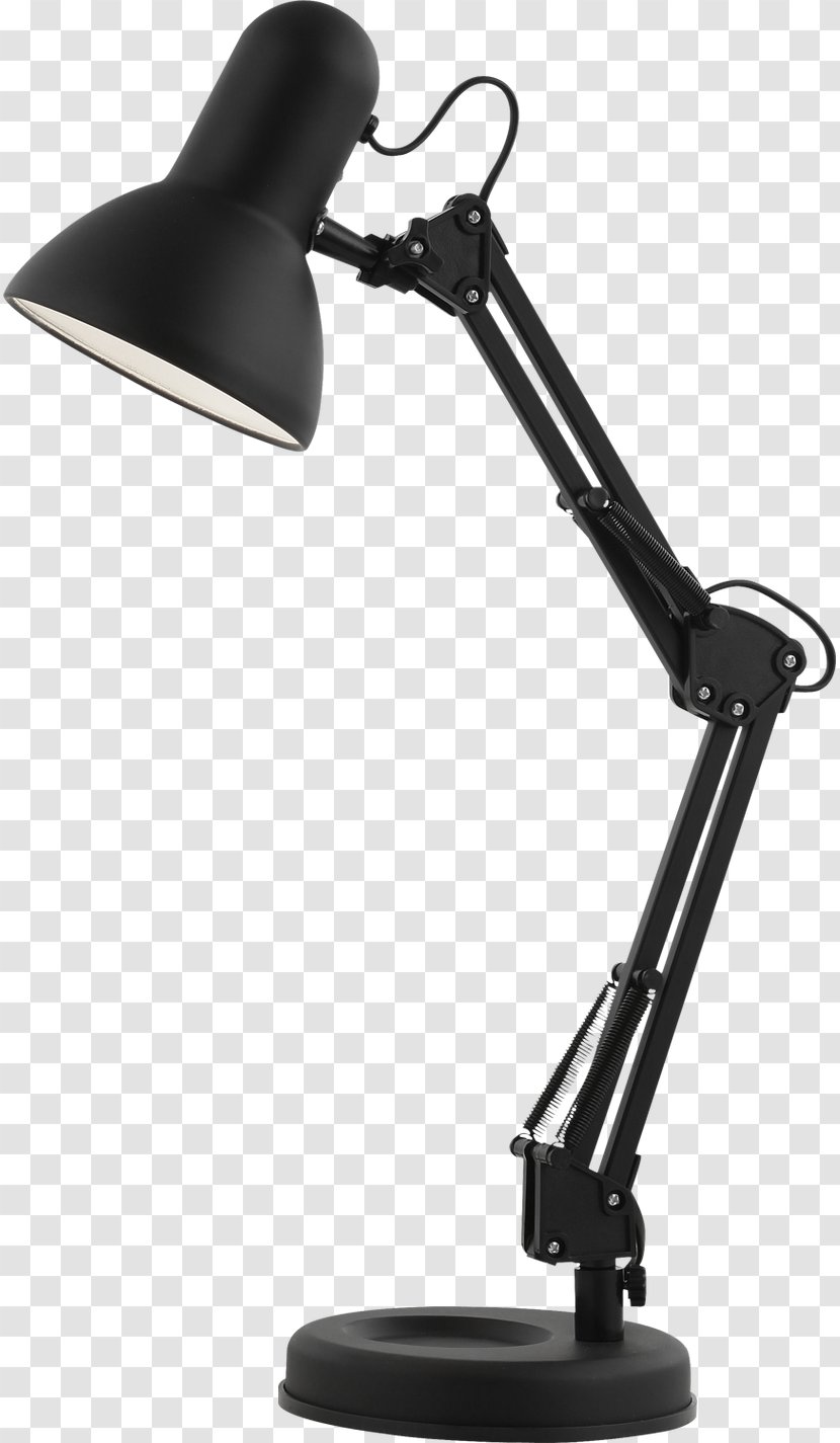 Light Fixture Table Lampe De Bureau - Black Transparent PNG