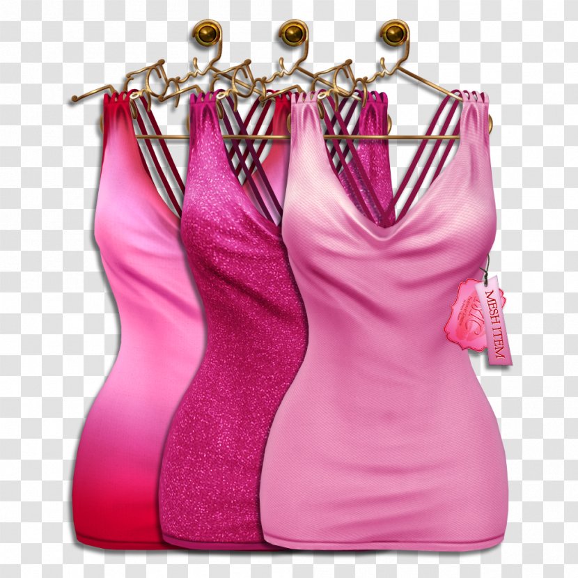 Shoe Pink M Shoulder Mannequin - Mini Dress Transparent PNG