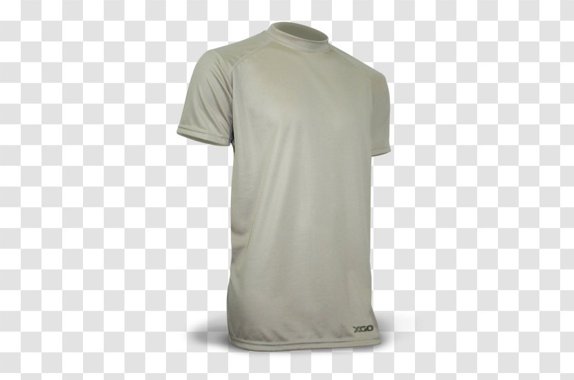 T-shirt Tennis Polo Sleeve Neck - Sportswear - Desert Sand Transparent PNG