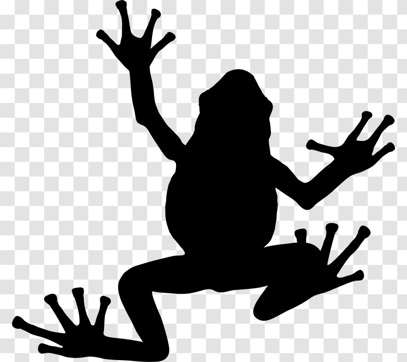 Frog Silhouette Clip Art - Tree Transparent PNG