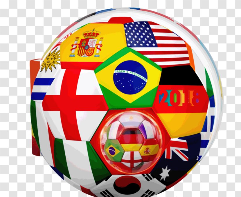 2018 FIFA World Cup Ball 2014 2010 1930 - Flag Football Transparent PNG