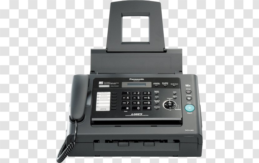 Photocopier Fax Panasonic KX FL421 Multi-function Printer Transparent PNG