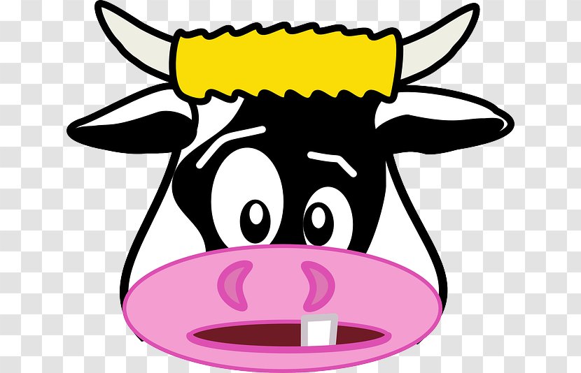 Cattle Drawing Clip Art - Nose - Cow Funny Transparent PNG