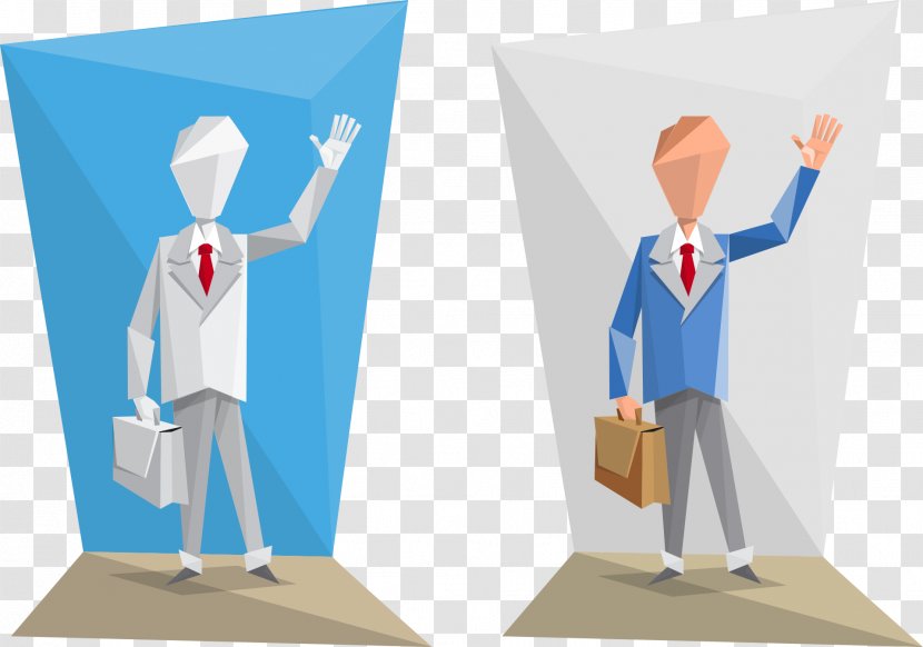Origami Paper Plane Craft - Businessperson - Costume Homme Transparent PNG