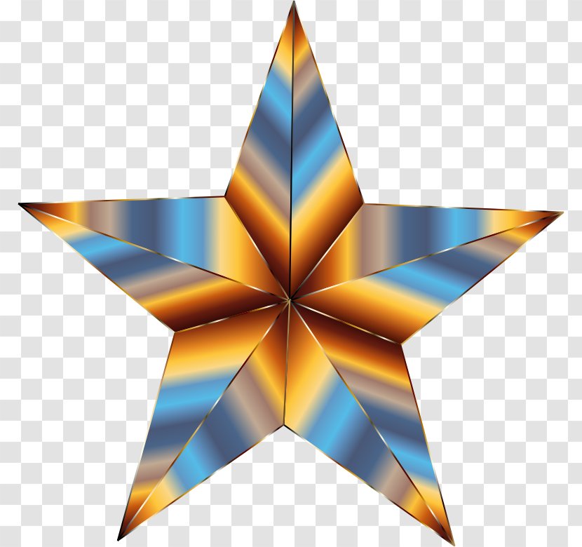Silver Template Star - Microsoft Azure - Shiny Transparent PNG