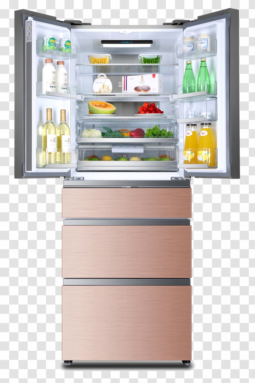 Refrigerator Haier Home Appliance Refrigeration Energy Conservation - Major - Saving Mute Transparent PNG