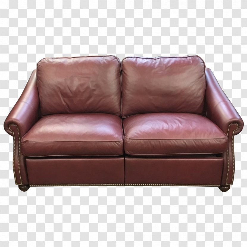 Loveseat Couch Sofa Bed Leather - Chair Transparent PNG