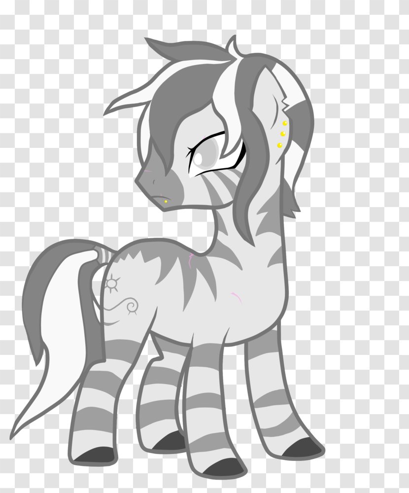 My Little Pony Horse Zebra Drawing - Shark Transparent PNG