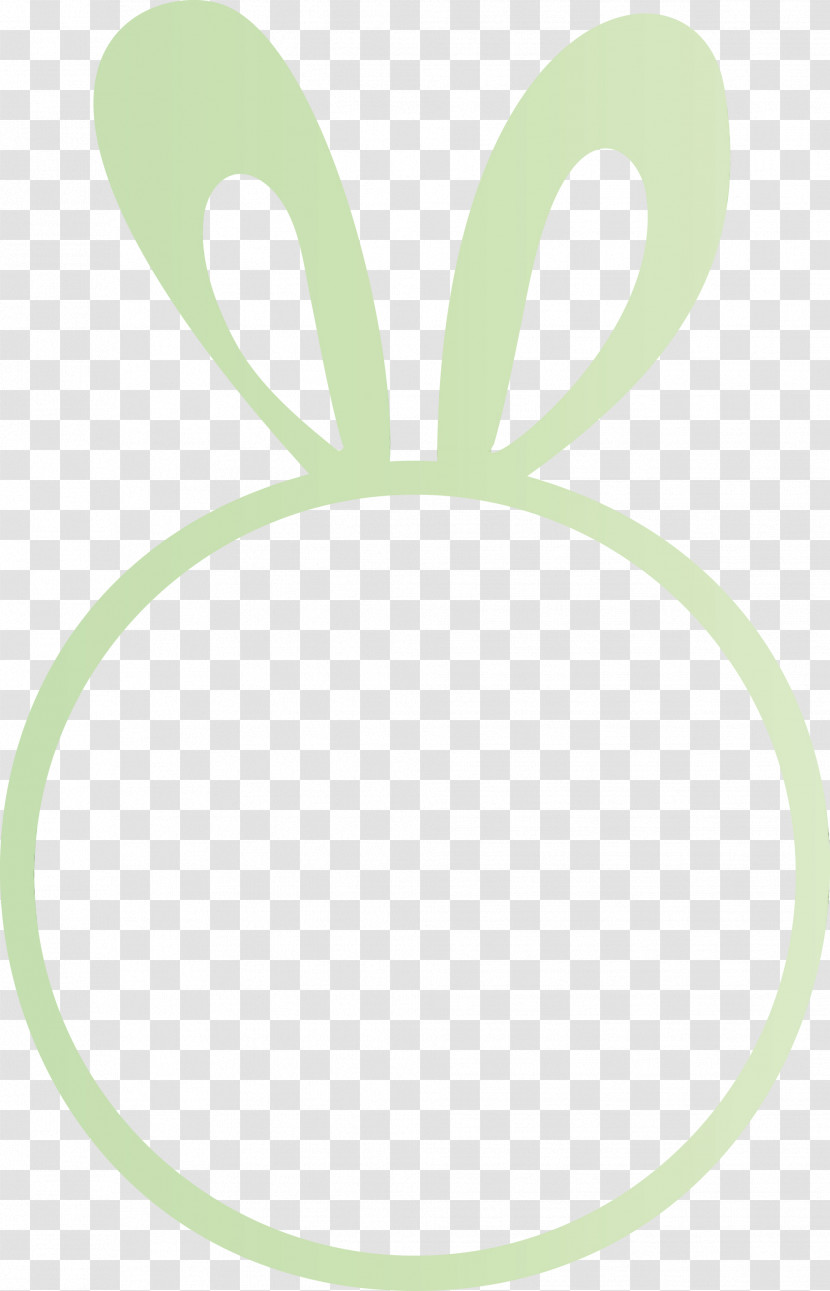 Green Circle Oval Hair Tie Transparent PNG